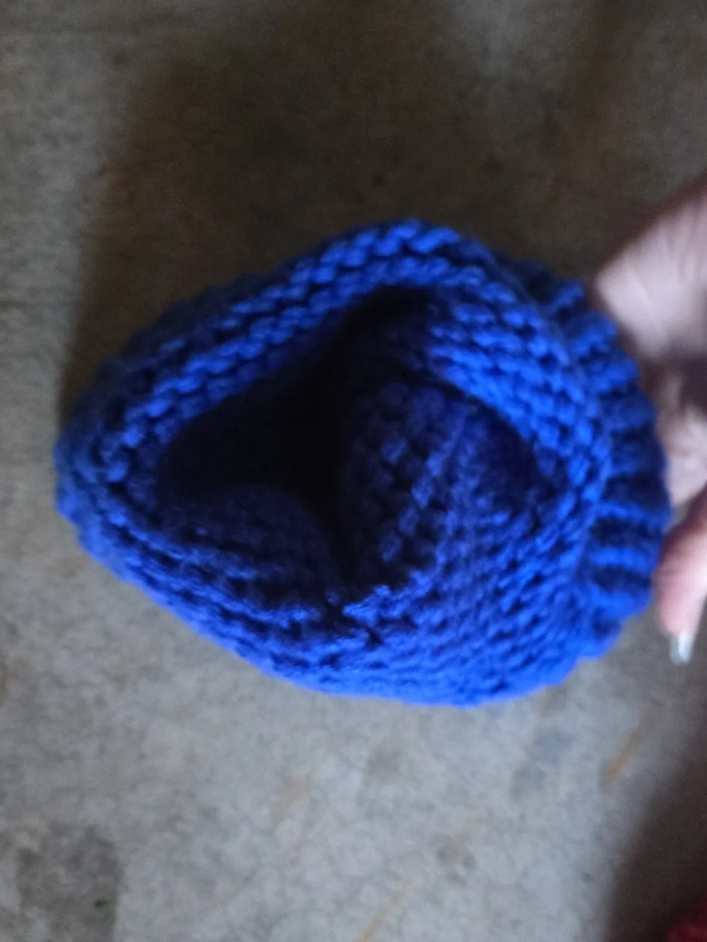 Vintage Kids Knit 3 Hat Bundle  Hats Colorblock Rainbow Blue 3T-6
